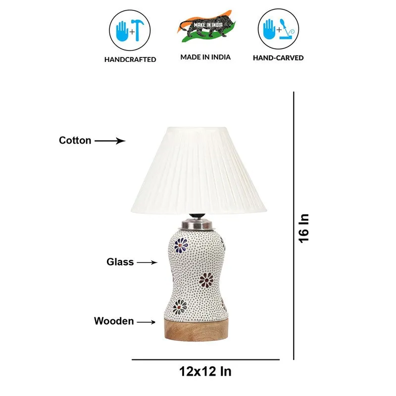 Espera Pleatra Wooden Table Lamp - Multicolor media 8