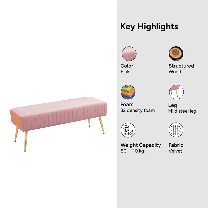 Daine Bench - Pink media 5