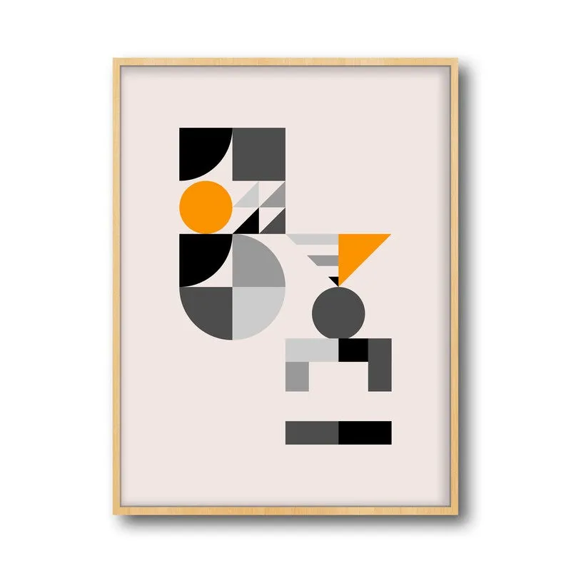 Sublime Patterns Archival Canvas Wall Art - Natural Brown Frame media 5