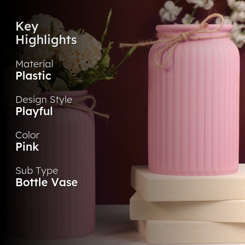Blush Charm Vase - Set Of Two media 2