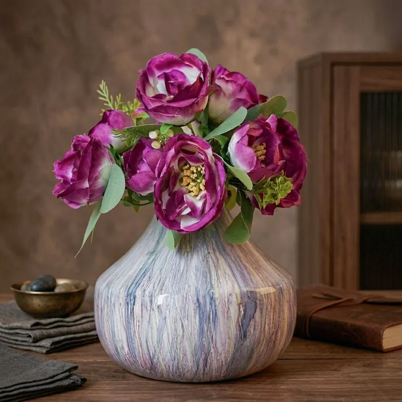 Geloria Short Metal Vase media 4