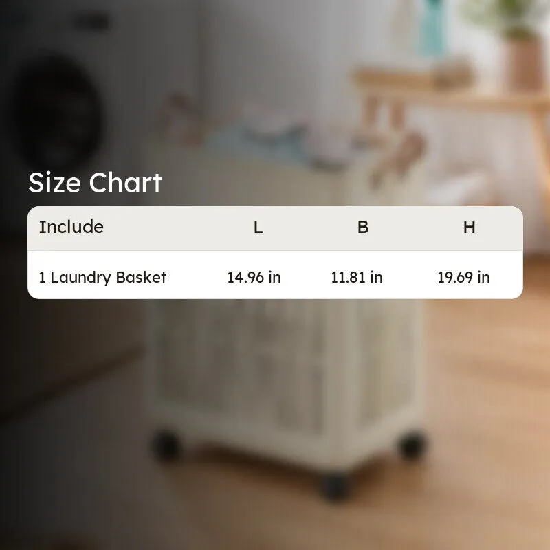 Rioware BreezaWash Laundry Basket - Beige media 11