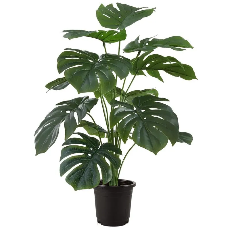 NeoBotanica Artificial Monstera Plant - 2.1 Feet media 3