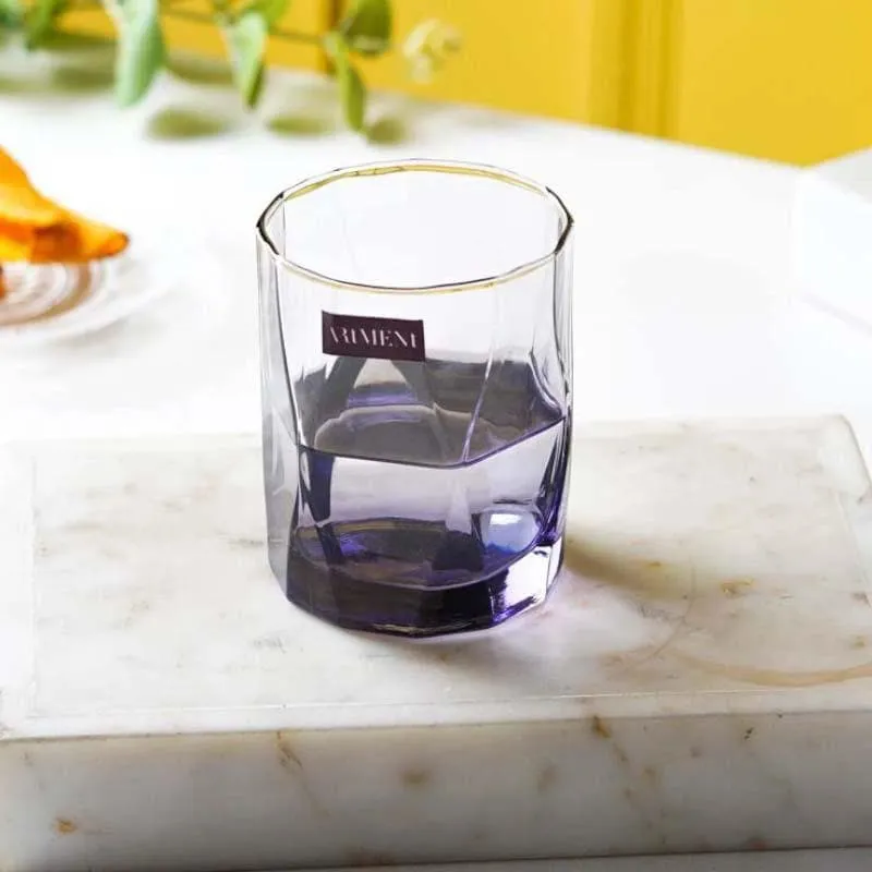 Asscher Old Fashioned Glasses (300 ml ) - Set Of Four media 4