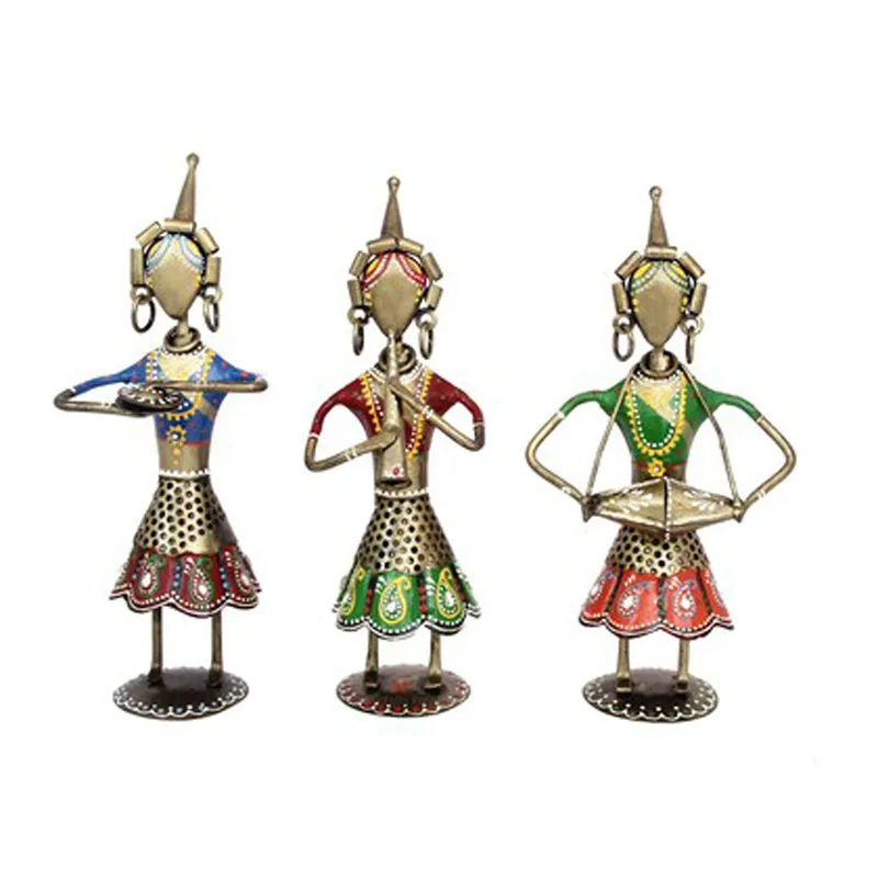 Vibrant Troupe Showpiece - Set Of Three media 6