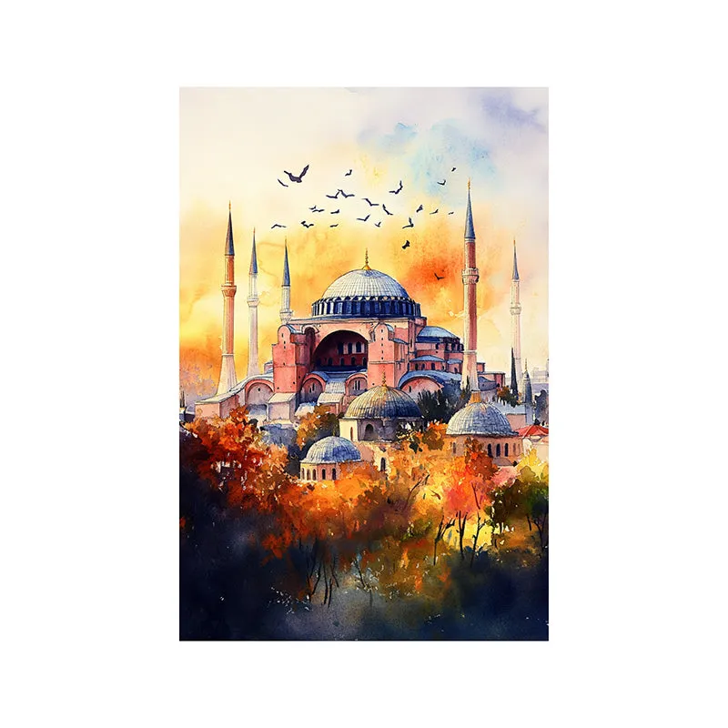 Sunset Mahal Wall Painting media 3