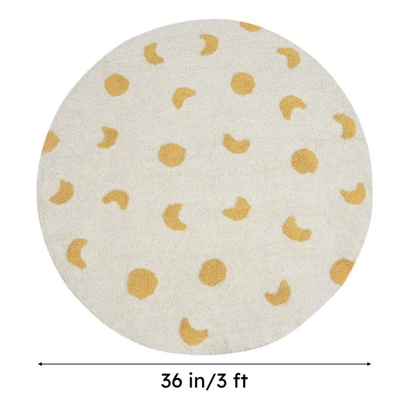 Moonlight Tufted Cotton Area Rug - 7