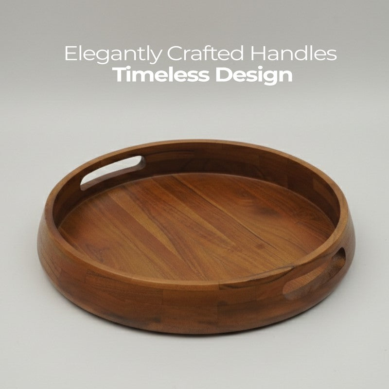 ServeCircle Acacia Wood Serving Tray media 13