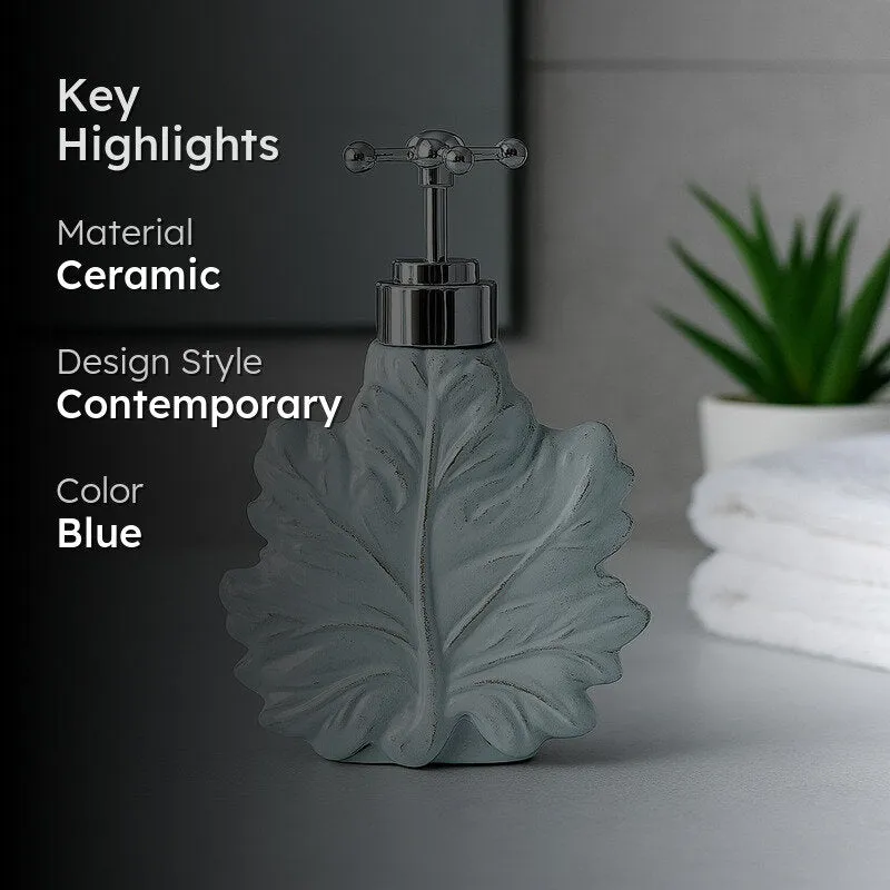 Maple Leaf Basin Soap Dispenser - Blue media 2