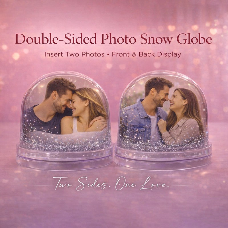 Romantic Glitter Dome Acrylic Photo Frame - Silver media 6