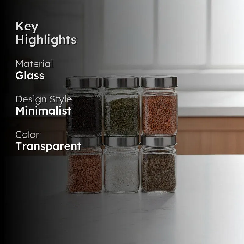 FreshLock Glass Jar (310 mL Each) - Set Of Six media 2