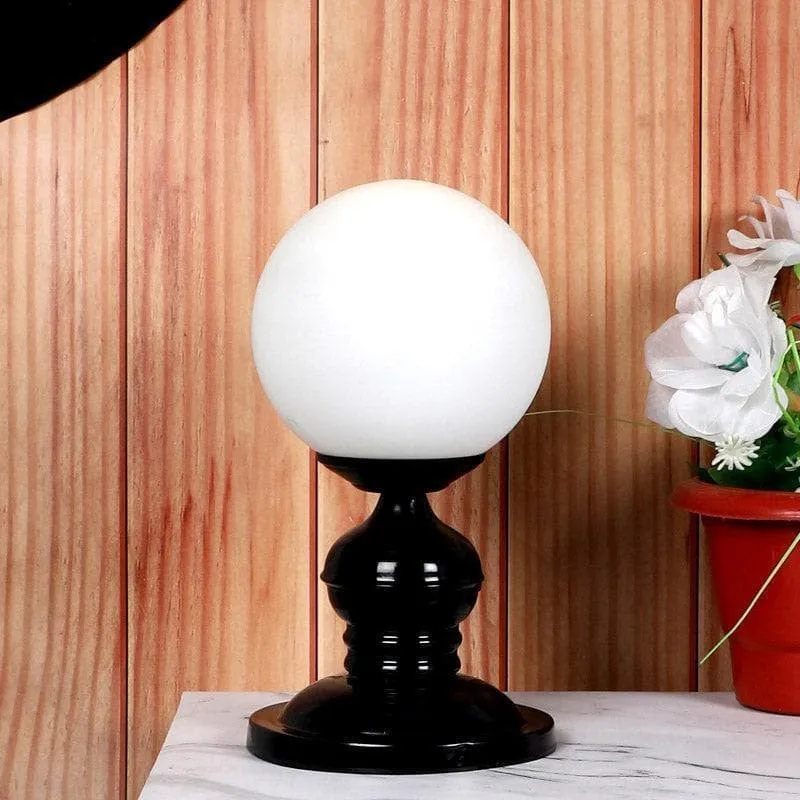 Togo Alfie Moon LED Glass Table Lamp - White,Black media 3