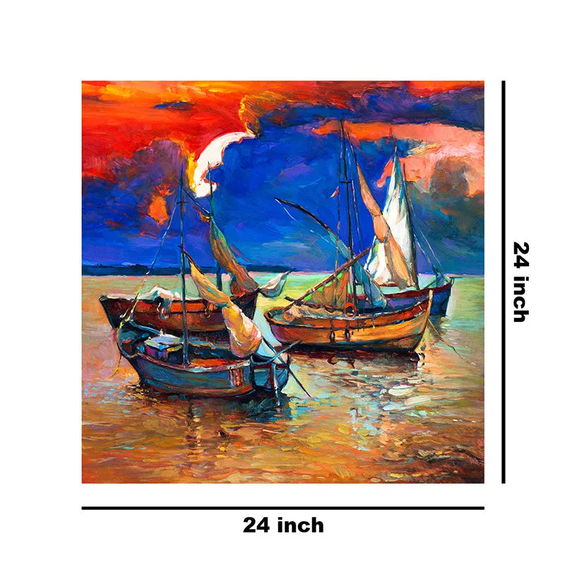 Sailor At Dusk Wall Painting media 8