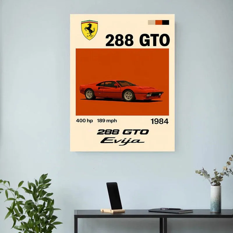 Ferrari 288 GTO Wall Poster media 3