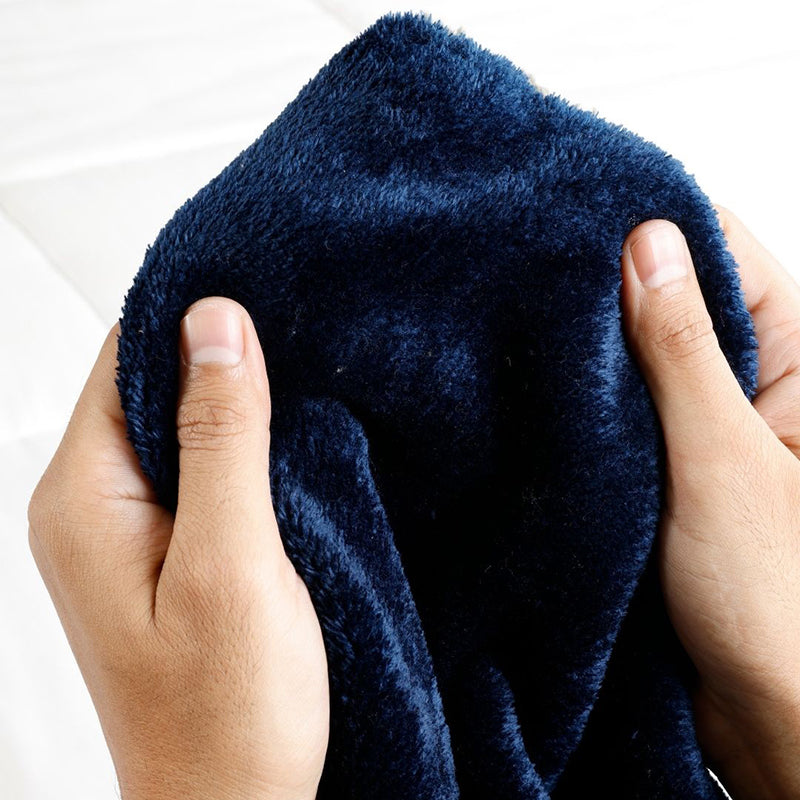 Casselle Reversible Blanket - Navy Blue media 5