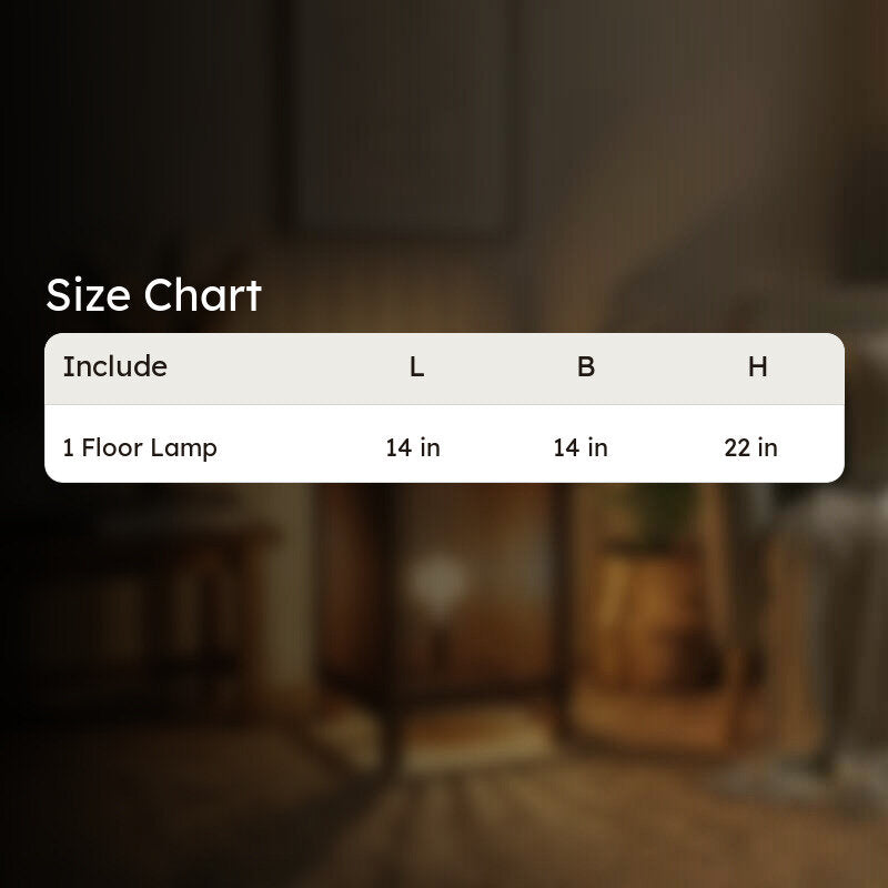 GeoCage Wooden Floor Lamp - Brown media 8