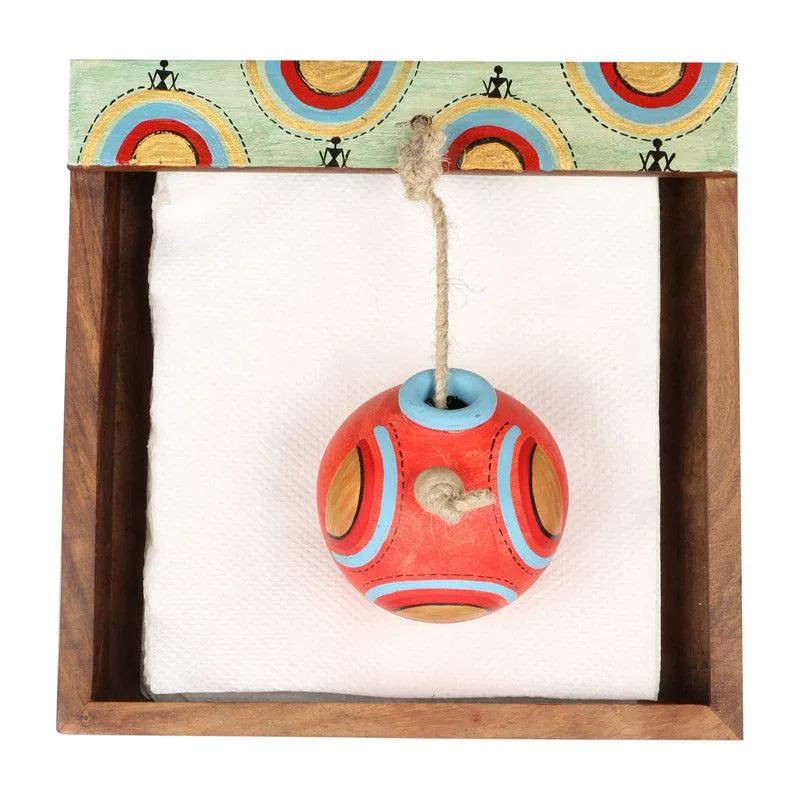 Jaya Handpainted Napkin Holder media 5