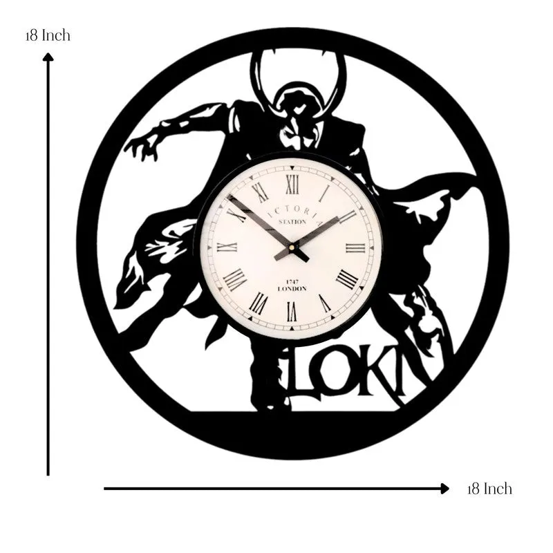 Loki Steel Analog Wall Clock media 7