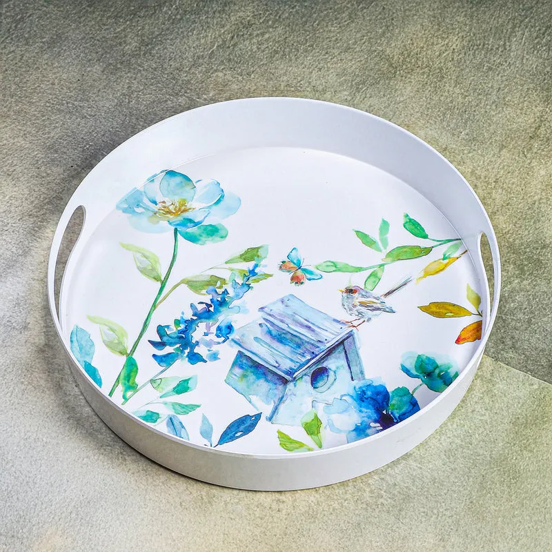 Azure Treehouse Melamine Serving Tray media 4