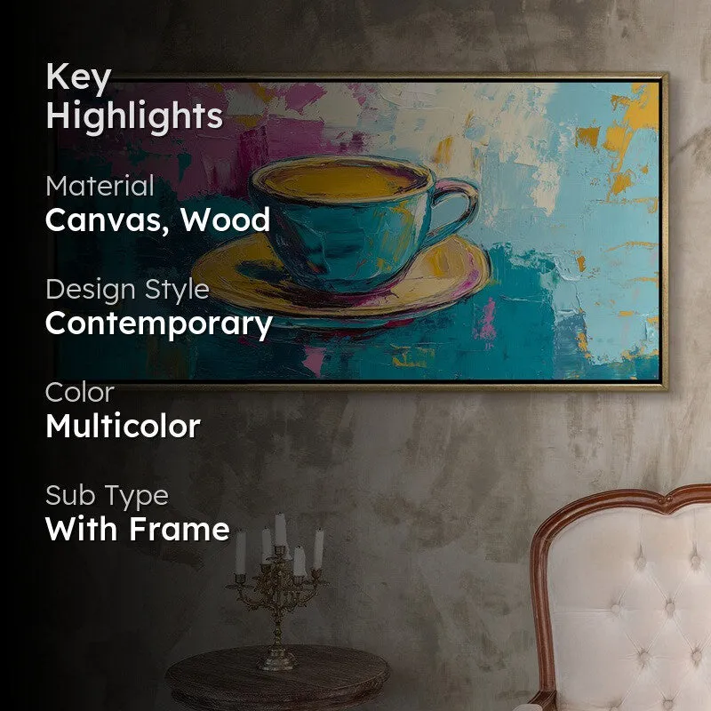 Muse Canvas Wall Painting With Frame media 2