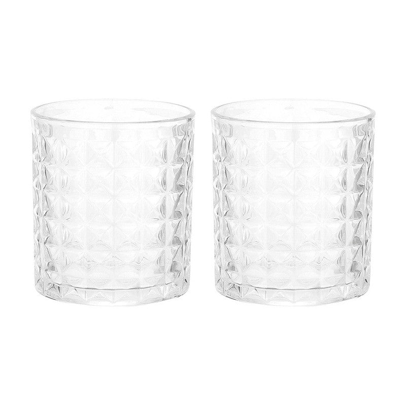 Cavra Clear Whiskey Glasses (330 mL Each) - Set Of Two media 6
