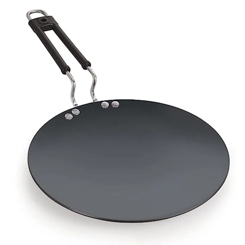 Nirlon Hard Anodized Non-Stick Aluminum Roti Tawa - 10 Inches media 7
