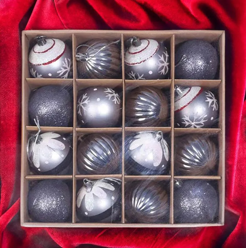 Bubble Boop Christmas Baubles - Set Of 16 media 1