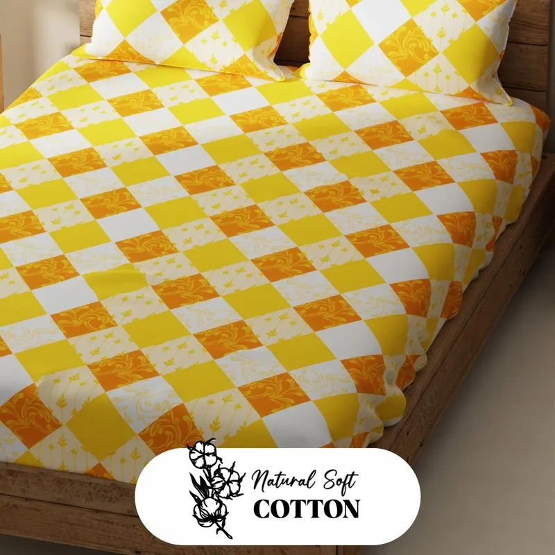 Bralin Bedsheet (Yellow) - 115 GSM media 5