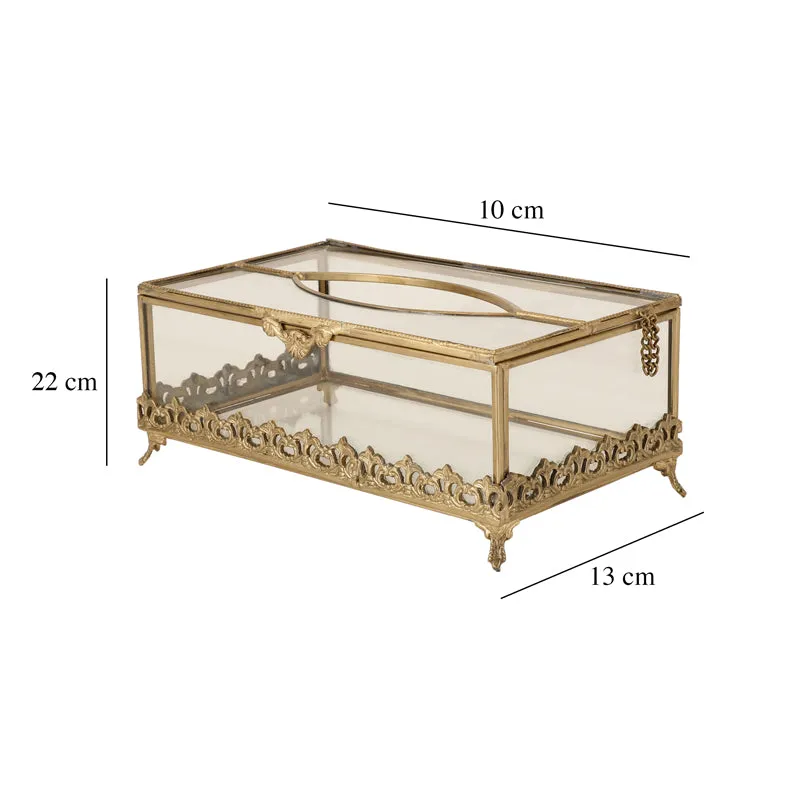 Janva Brass Tissue Box media 5