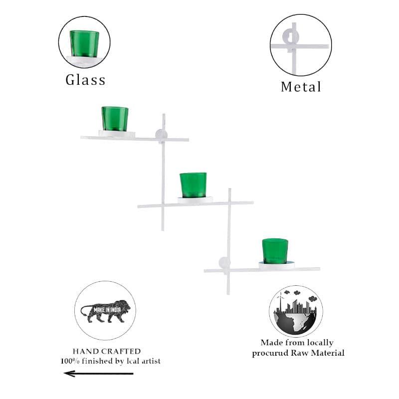 Terra Luminaire Votive Trio (Green) - Set Of Two media 5