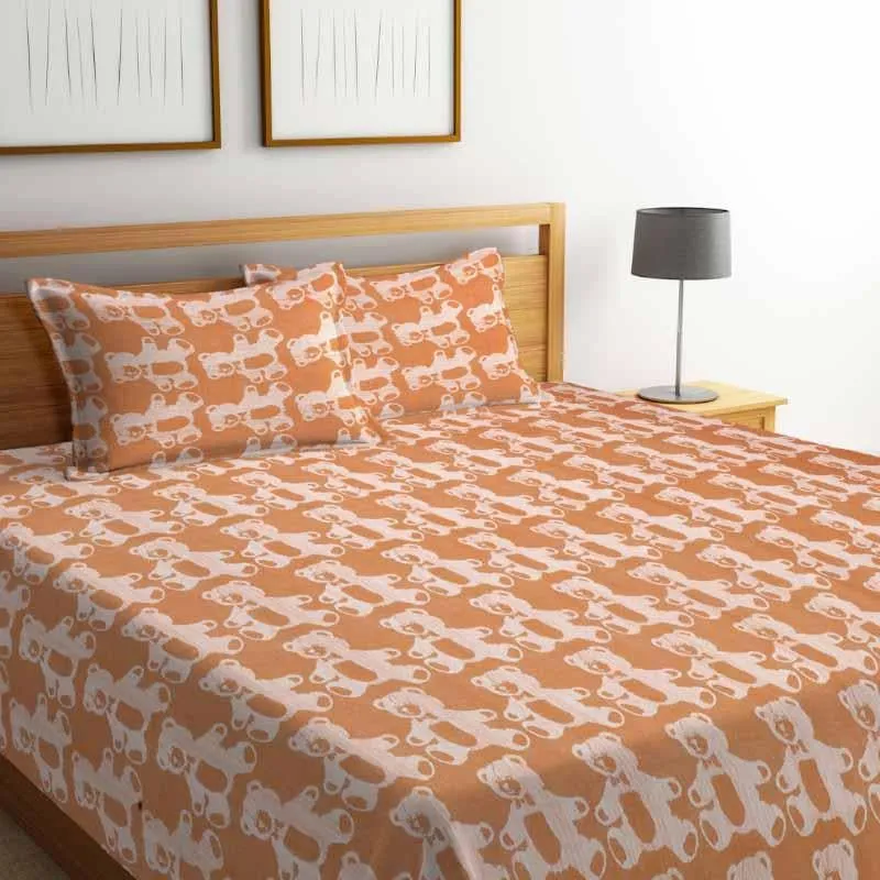 Bruno Grizz Bedcover - Orange media 1