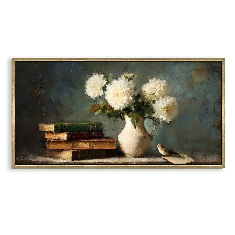 Pastel Haven Canvas Wall Painting With Frame media 3