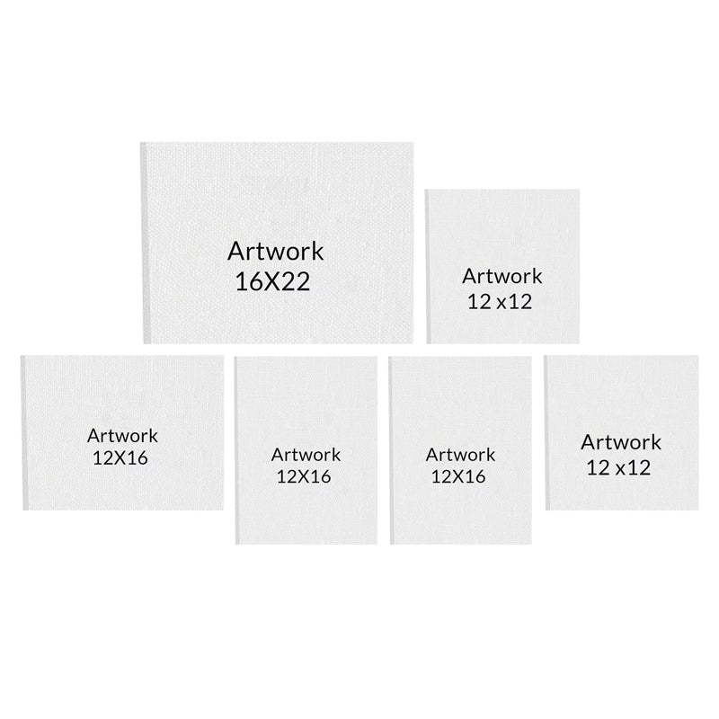 Hustle In City Wall Art - Set Of Six media 5