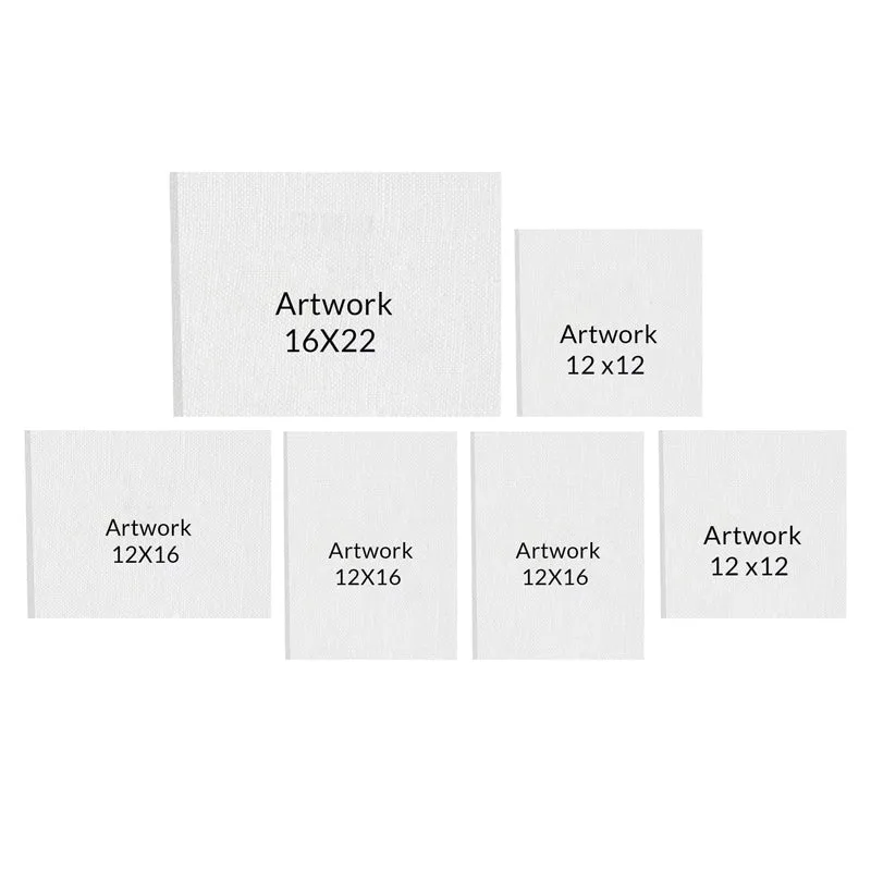 Hustle In City Wall Art - Set Of Six media 5
