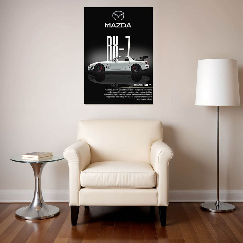 RX-7 Dreamscape Wall Poster
