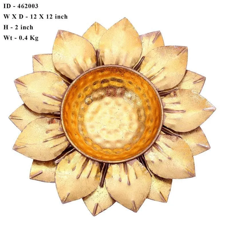 Petals Urli Décor Accessory- Gold media 6