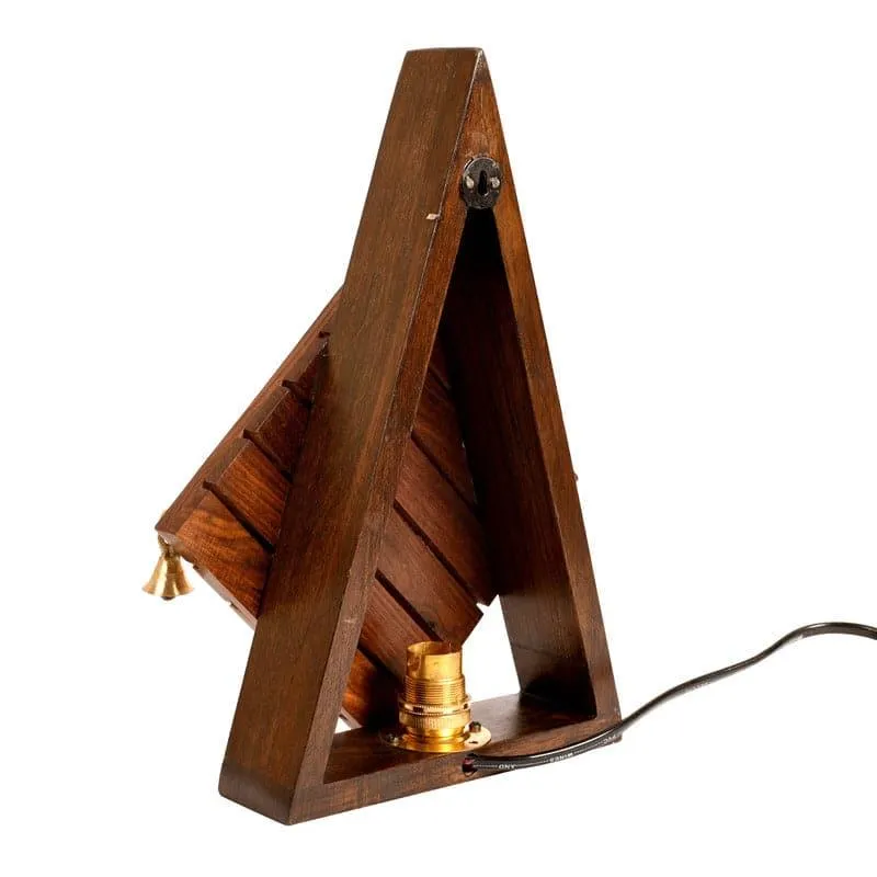 Akocha Tribal Wooden Wall Lamp media 5