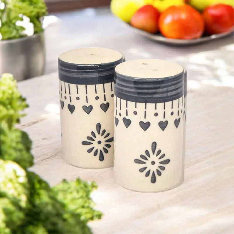 Ambar Ceramic Salt & Pepper Shaker (80 mL Each) - Set Of Two media 6
