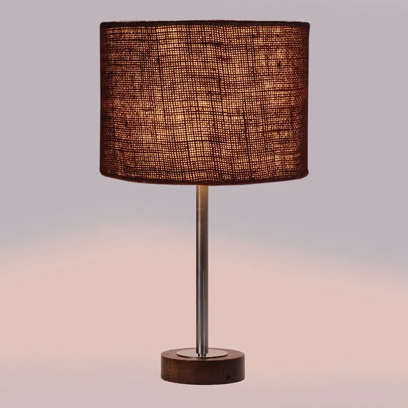 Sienna I Rodin Wooden Table Lamp - Brown,Silver media 5