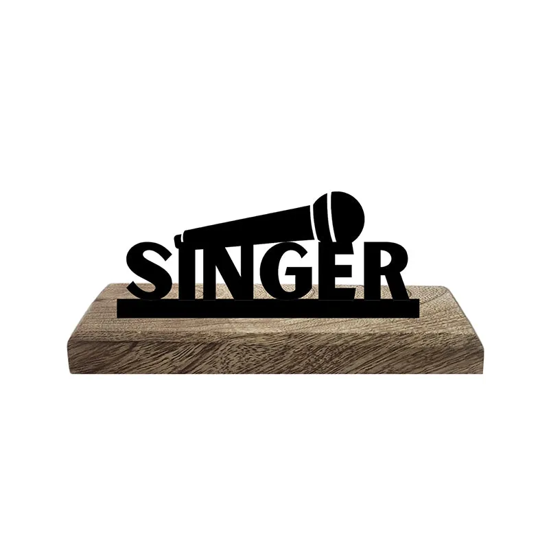 Music & Singer Showpiece - Set Of Two media 3
