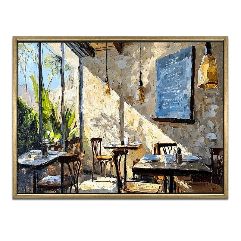 Coastal Morning Canvas Wall Painting With Frame media 3