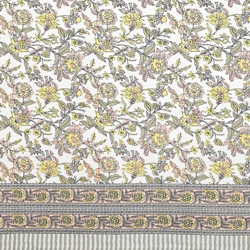 Lunelle Floral Cotton Bedsheet (Multicolor) - 240 TC media 7