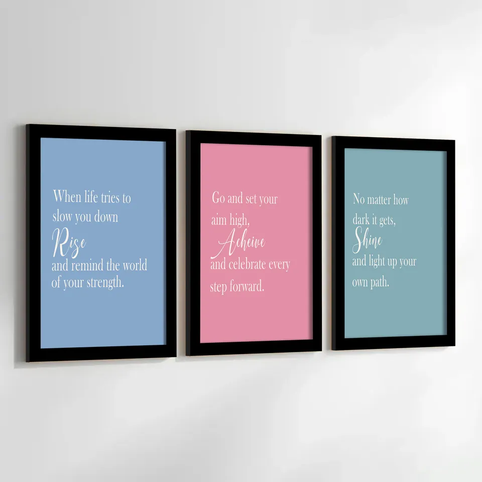Mindful Moments Wall Art - Set Of Three media 4