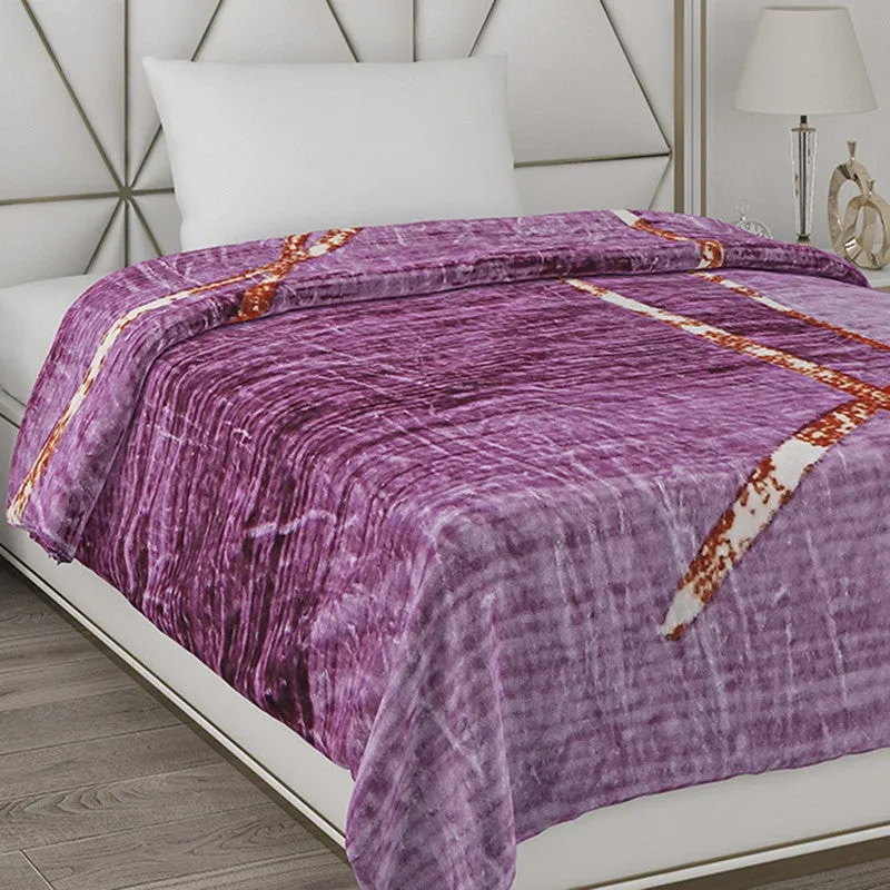 Monte Carlo Lavender Dreamscape Blanket - 550 GSM media 4