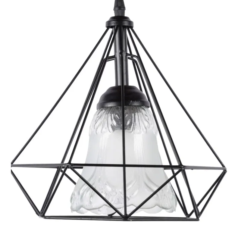 Geometric Glow Glass Ceiling Lamp media 5