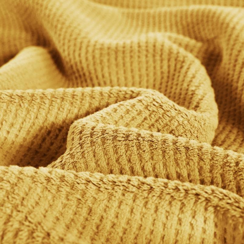 Idyllic Snigu Yellow Polyester Blanket media 5
