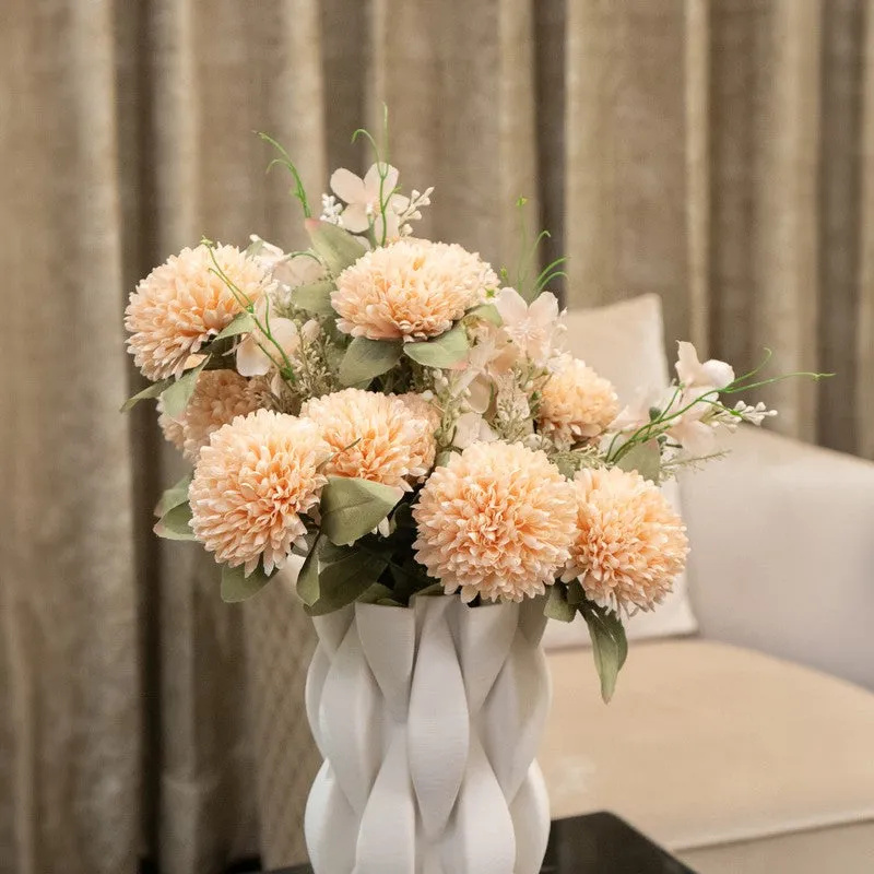 AarviDecor Peach Glow Silk Artificial Flowers media 4