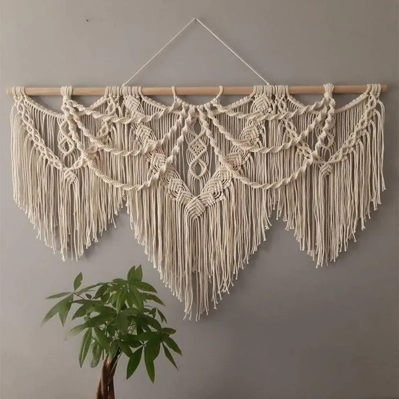 Remia Macrame Cotton Wall Accent media 1