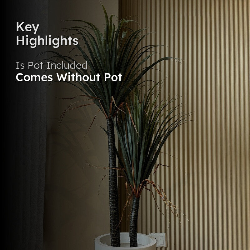 Arelon Tall Faux Palm Plant Without Pot - 167 cm (5.5 ft) media 2