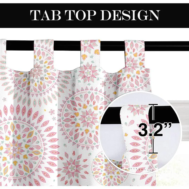 Mandala Tab Top Medium Width Curtain media 5